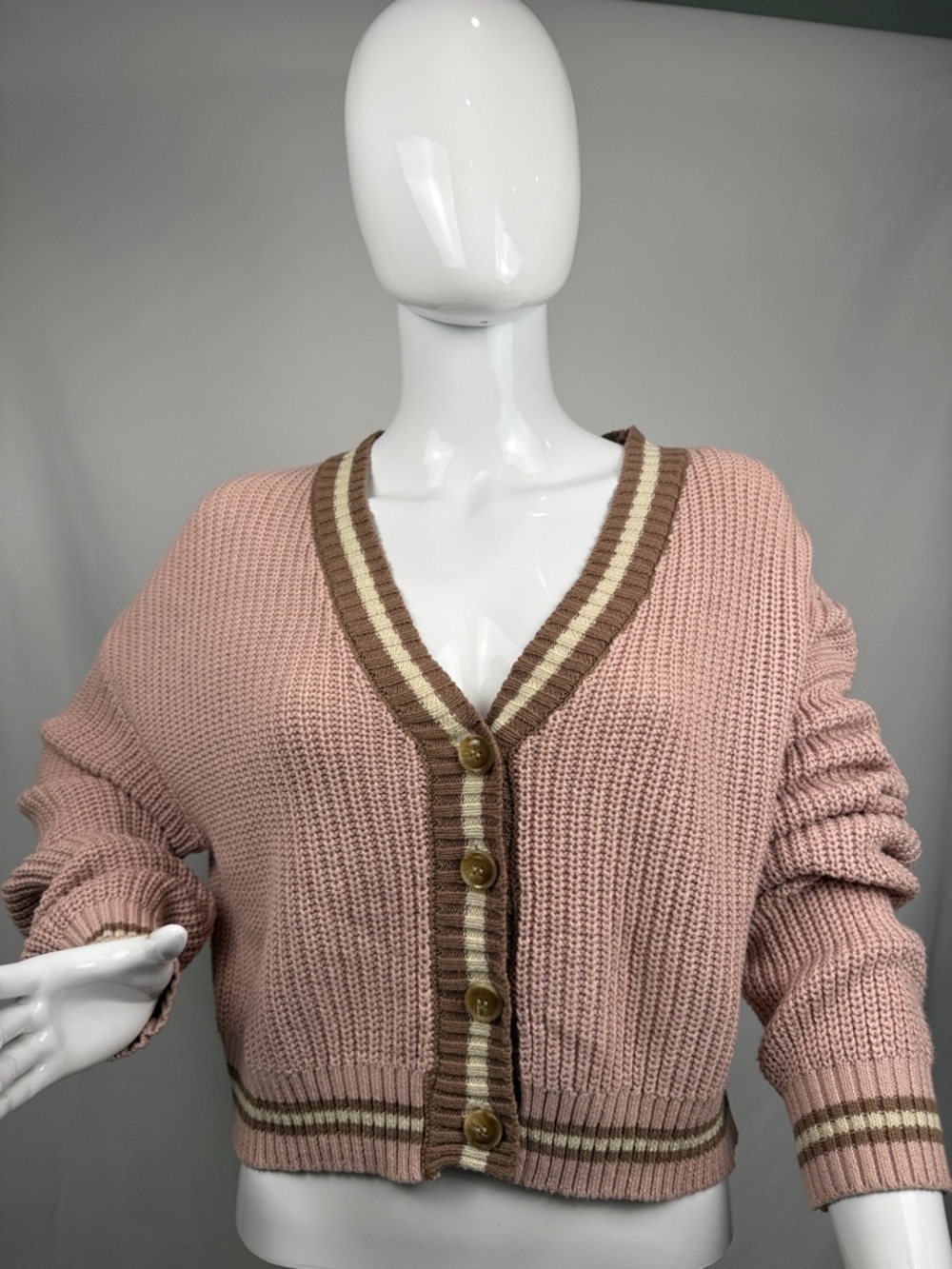 Full Tilt Knit Button-Front Cardigan Size XL
Eclectic Grandpa, Cottage-core